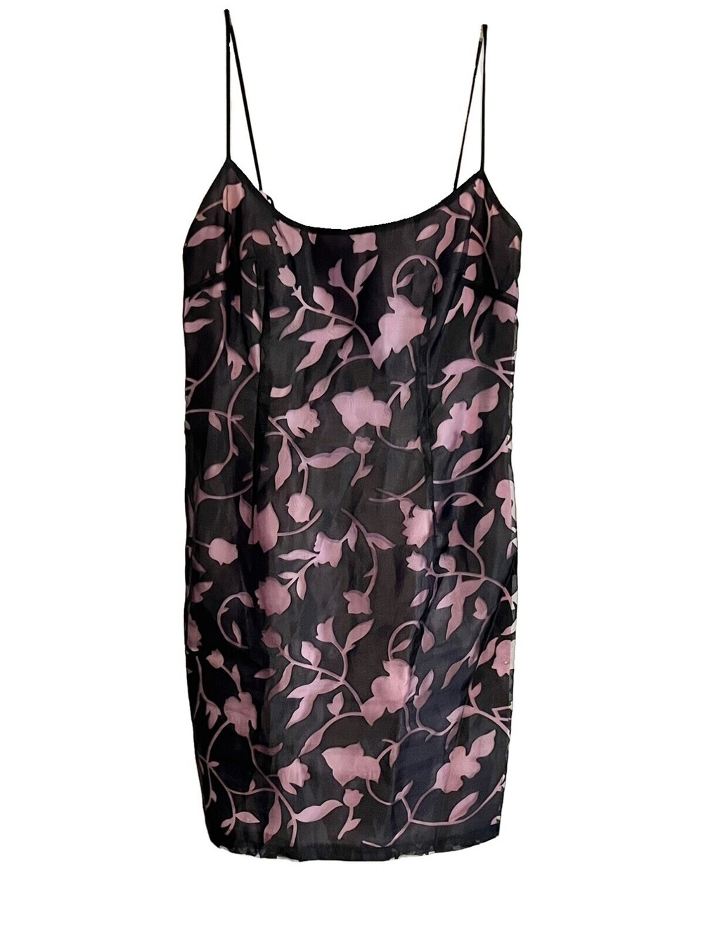 Laundry Shelli Segal Women's Size 2 Dress Mini Purple Black Party Cocktail 90s